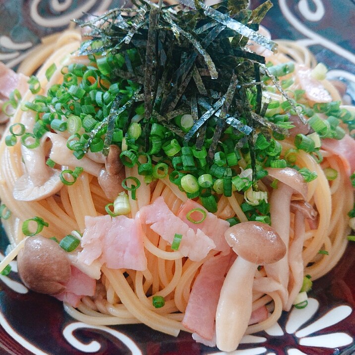 ﾁｬﾁｬっと簡単！きのことベーコンの和風パスタ